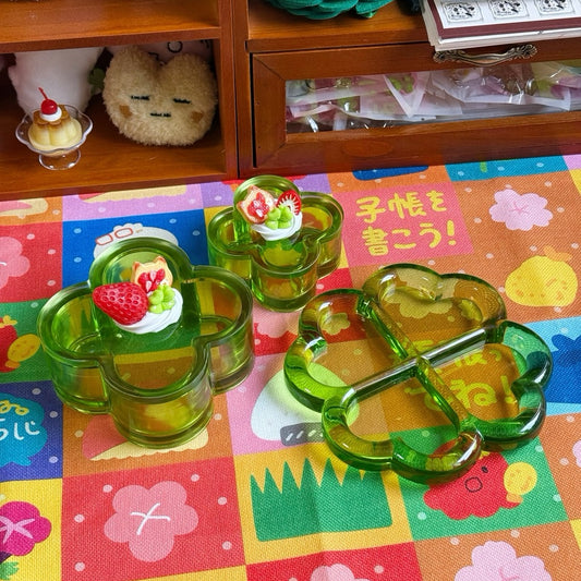 Clover Storage Box Tray Decor