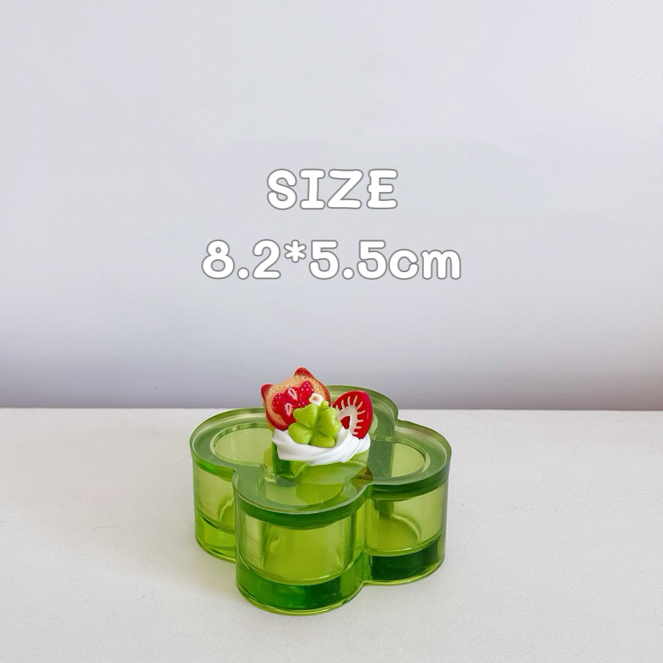Clover Storage Box Tray Decor