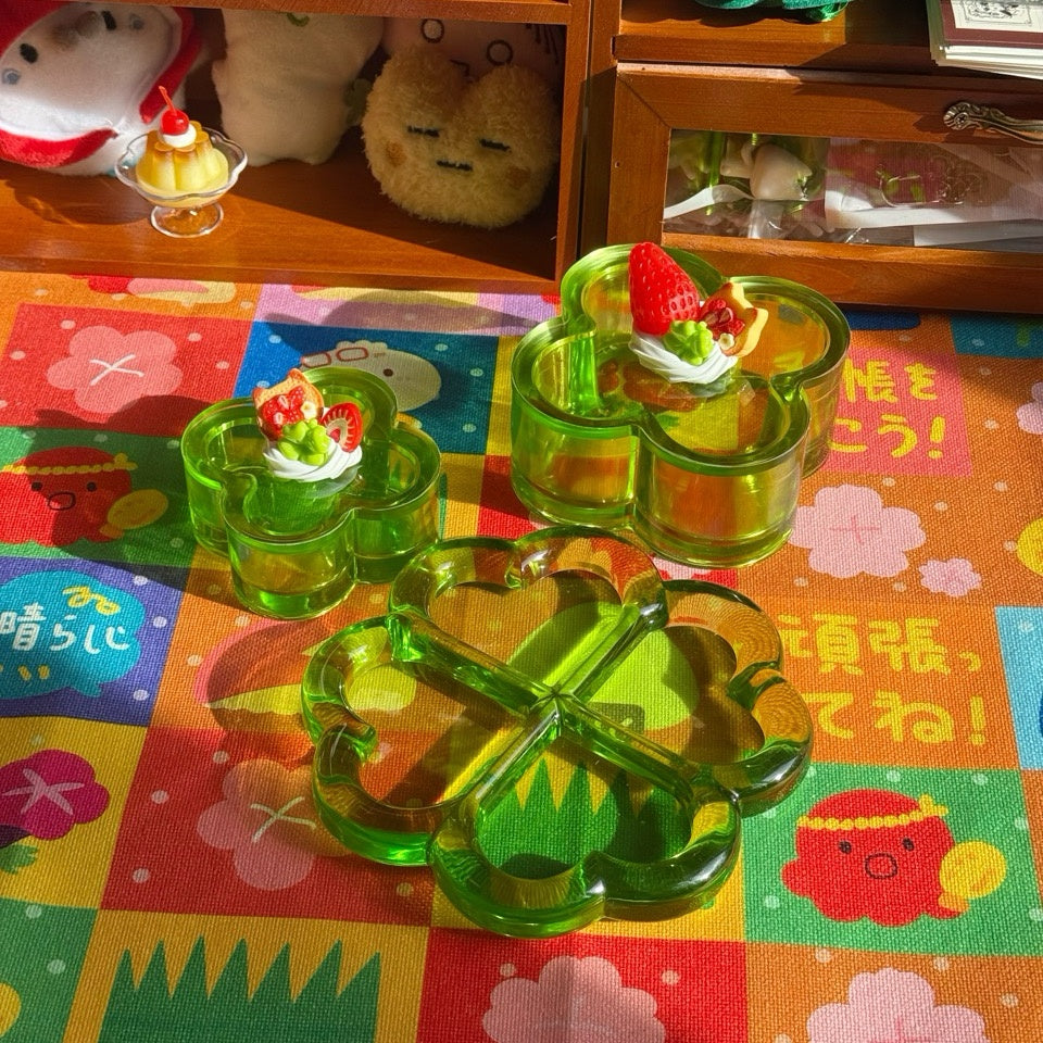 Clover Storage Box Tray Decor
