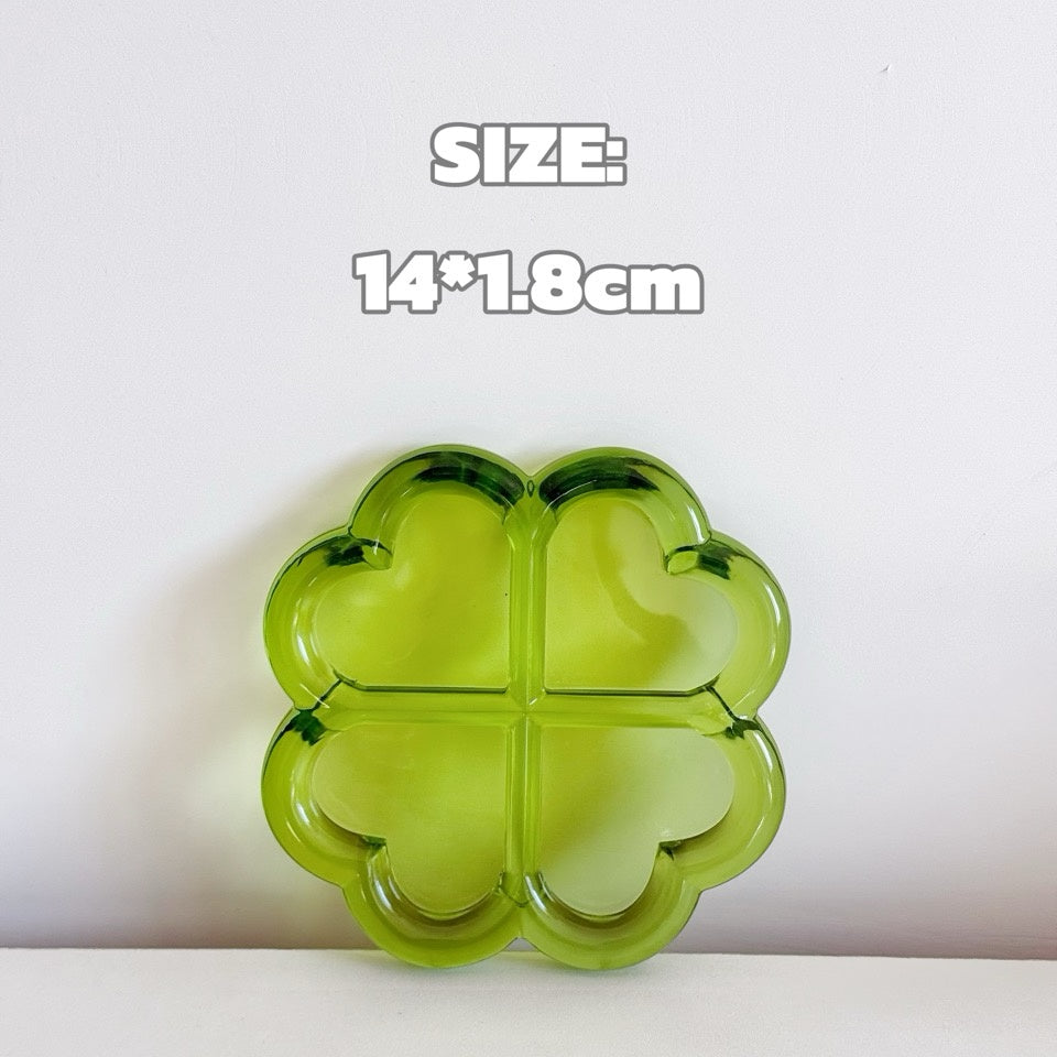 Clover Storage Box Tray Decor